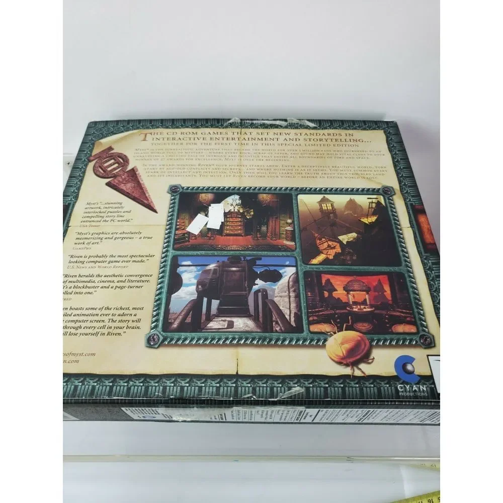 AGES of Myst RIVEN 5th Anniv PC‎ Game Commemorative Edition Big Box